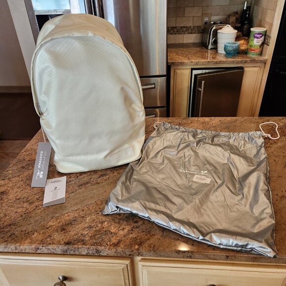 NWT Courreges x Eastpak limited edition crossbody backpack in Ice, dustbag main image 11